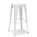 Atlas Commercial Products Titan Series™ Industrial Metal Bar Stool, White MBS9WHT